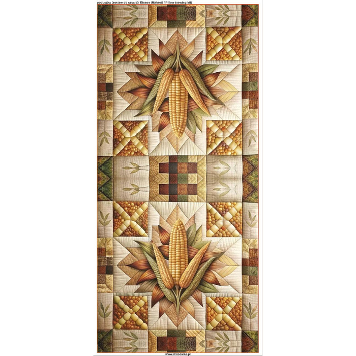 PODUSZKA 45X45 - BATIK 2 - welur tapicerski - zestaw do uszycia