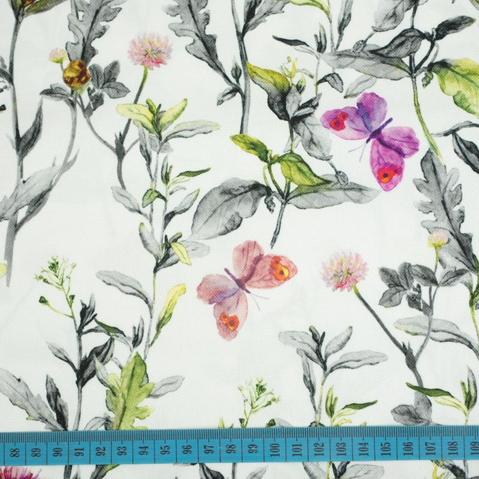 MEADOW / butterflies - Waterproof woven fabric