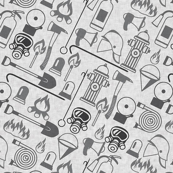 FIRE BRIGADE (HOBBIES AND JOBS) - grey