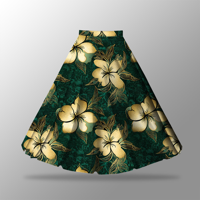 Panel kalhot "MAXI" - krep - FLOWERS WZ. 75