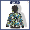 KINDER HOODIE (ALEX) - FOOTBALL - Nähset (146/152)