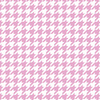 PINK HOUNDSTOOTH / WHITE