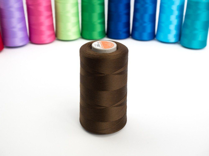 Nitě 5000M overlock elastické -SVĚTLOHNĚDÉ