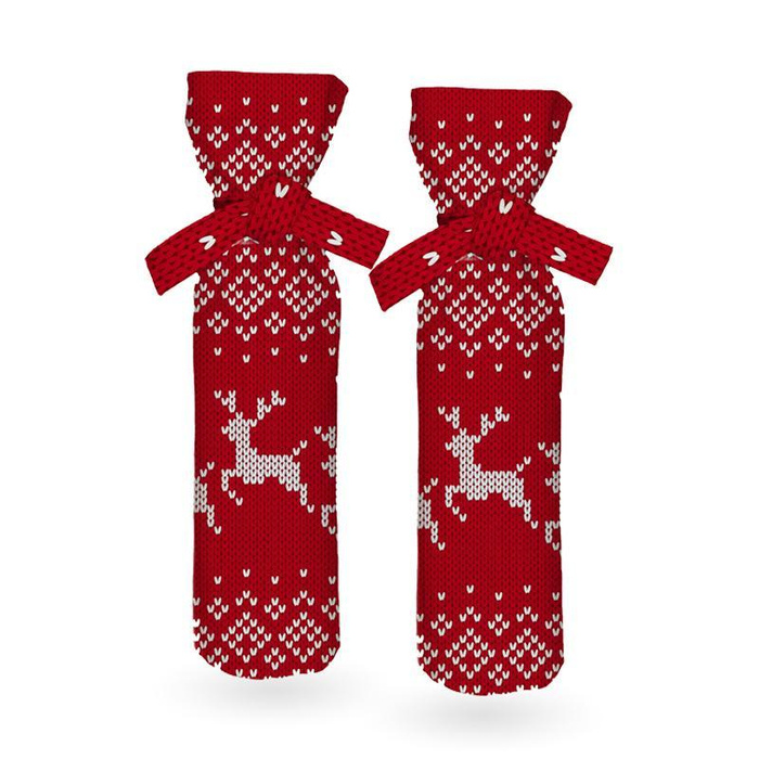 POKROWIEC NA BUTELKĘ - SWETEREK wz. 1 - DIY set