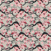 CHERRY BLOSSOM - single jersey with elastane TE210