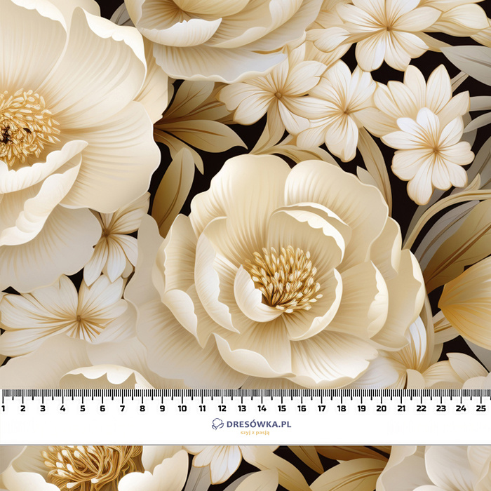 FLOWERS - Cloud Dancer WZ.4 - lycra 300g