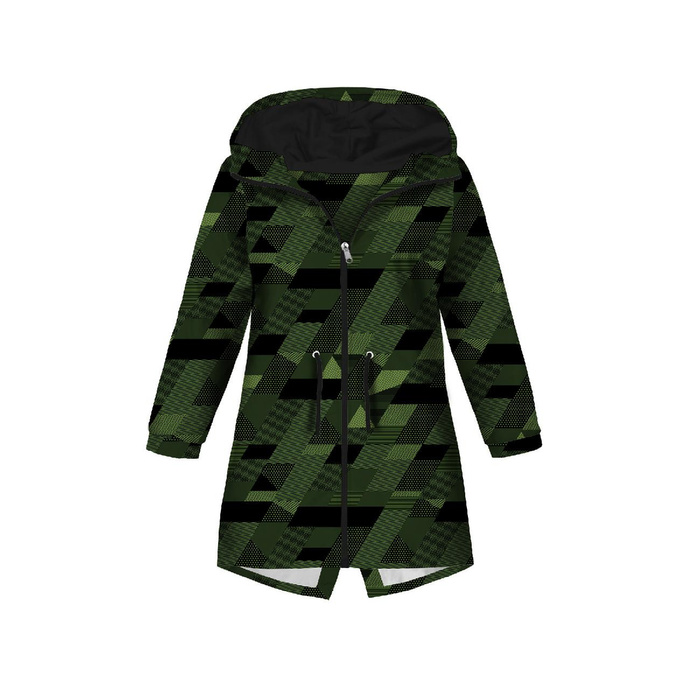KIDS PARKA (ARIEL) - GEOMETRIC CAMOUFLAGE pat. 1 - sewing set