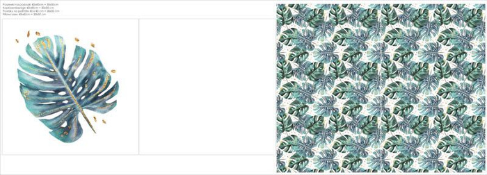 DECORATIVE PILOWS - MONSTERA pat. 4