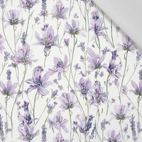 PASTEL FLOWERS WZ. 33 - Cotton woven fabric