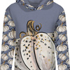 BLUZA DAMSKA (POLA) CLASSIC Z KAPTUREM - ZACZAROWANA DYNIA (ZACZAROWANA NOC) - dzianina pętelkowa - S