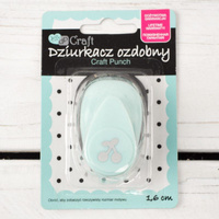 Dekorační děrovačka 1,6 cm třešně