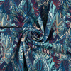 BLUE LEAVES (VINTAGE) - Nylon fabric Pumi