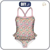 Girl's swimsuit - MERMAIDS AND WATERMELONS
