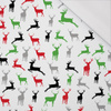 RED-GREEN DEERS - single jersey with elastane 