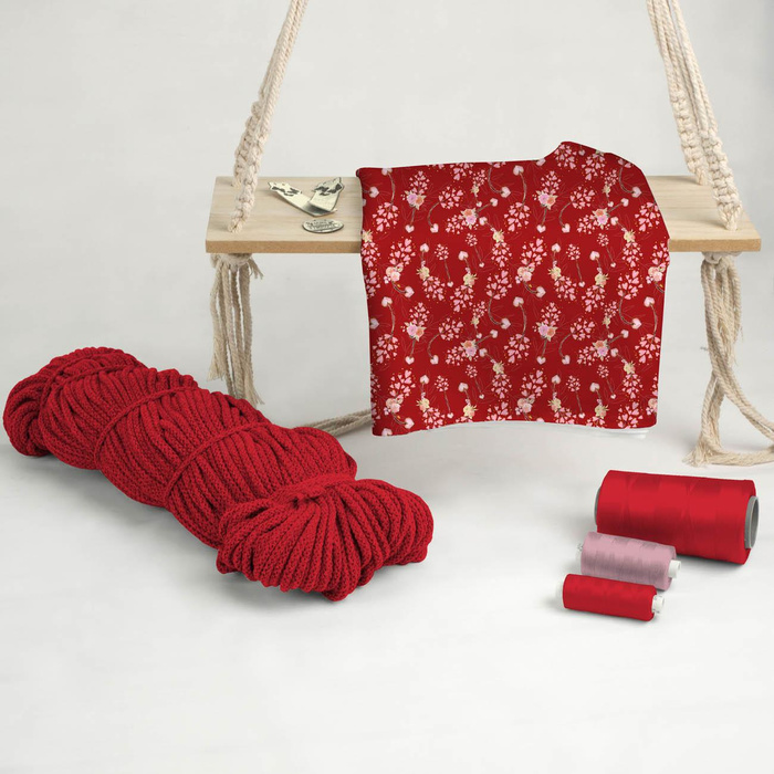 HEARTS (ARROWS) - Cotton woven fabric