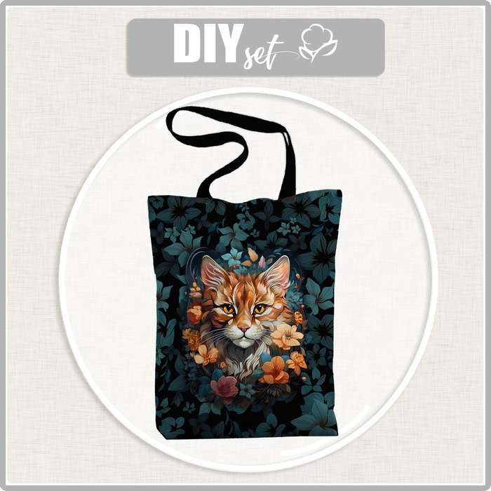 SHOPPER KABELKA - Animals mandala wz.12 - Sada šití