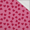 HEARTS - dresówka pętelkowa