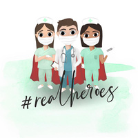 REAL HEROES / weiß - Paneel Wasserabweisende Webware