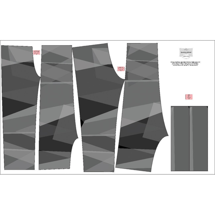 SOFTSHELL-HOSE (YETI) - STRONG - Nähset (98/104)