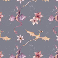 DRAČÍ LETY VZ. 2 - organický úplet single jersey s elastanem