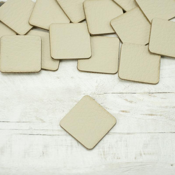 Podkładka pod oczka kaletnicze mały kwadrat - waniliowy