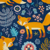 FOXES IN THE FORREST - Waterproof woven fabric