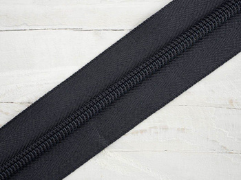 Stuha pro spirální zip 5mm grafit- 301