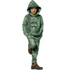 KID'S HOODIE - OWL (MAGIC SCHOOL) - looped knit fabric (134/140)