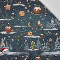 SWEET CHRISTMAS - tkanina bawełniana