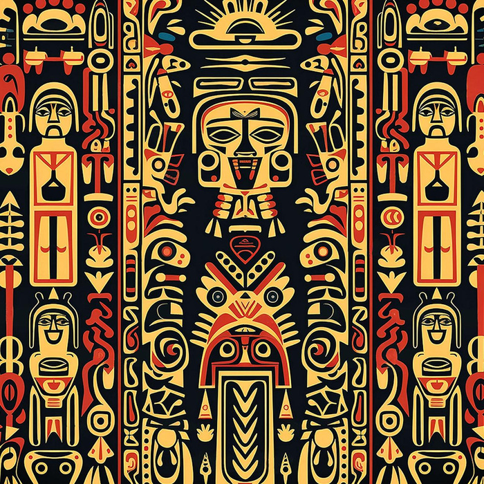 AROUND THE WORLD wz.4 - Cotton woven fabric