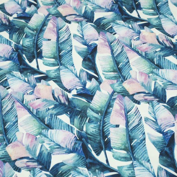 AKWARELOWE LIŚCIE - rychleschnoucí tkanina