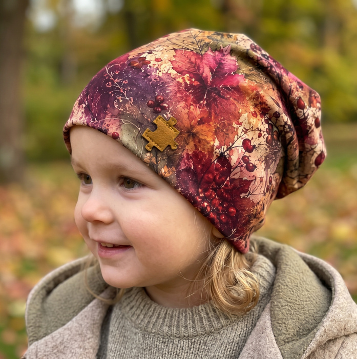 ČEPICE “Šmoulinka” - AUTUMN WZ. 11 / Velikost na výběr