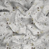 WHITE FLOWERS PAT. 1 - Cotton muslin