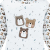KID'S HOODIE (ALEX) - BEARS / brown (CITY BEARS) - sewing set