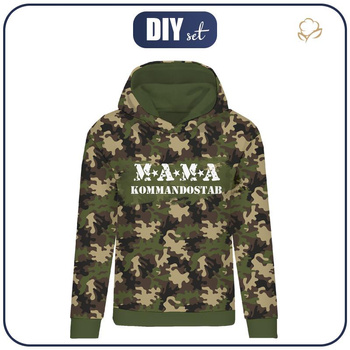 CLASSIC DAMEN HOODIE (POLA) - MAMA / camouflage - Sommersweat DE