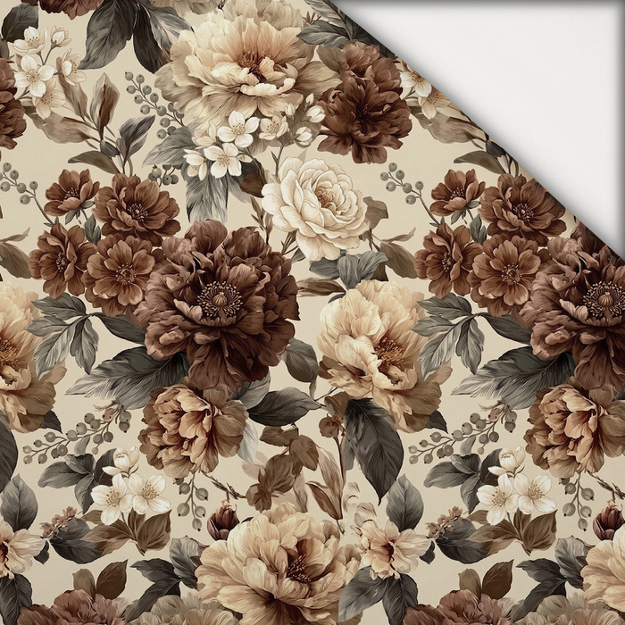 AUTUMN FLOWERS WZ. 29 - leichte Maschenware angeraut
