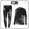 THERMO KOMPLET DZIEWCZĘCY (NANCY) - CHALKY SNOWFLAKE - zestaw do uszycia 146