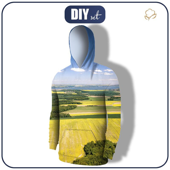 MEN’S HOODIE - RAPESEED - sewing set S