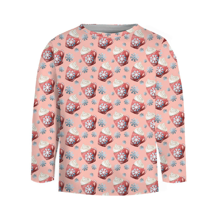 Longsleeve - HORKÁ ČEKOLÁDA (VÁNOČNÍ ČAS) - single jersey  (122/128)