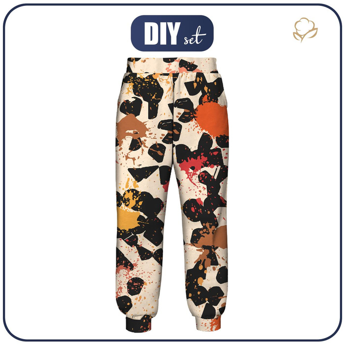 WOMEN'S JOGGERS (NOEMI) - SPLASH PAT. 6 - sewing set L