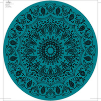 MANDALA m. 6 / emerald - Tellerrock-Panel D
