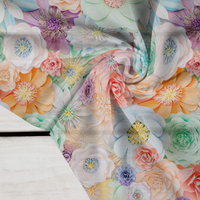 PASTEL FLOWERS WZ. 20 - Krepa
