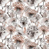 DANDELION / Mocha Mousse  - Cotton woven fabric