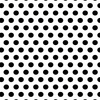 BIG DOTS / white - Waterproof woven fabric