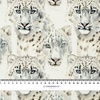 100CM SNOW LEOPARD WZ. 1 - single jersey 