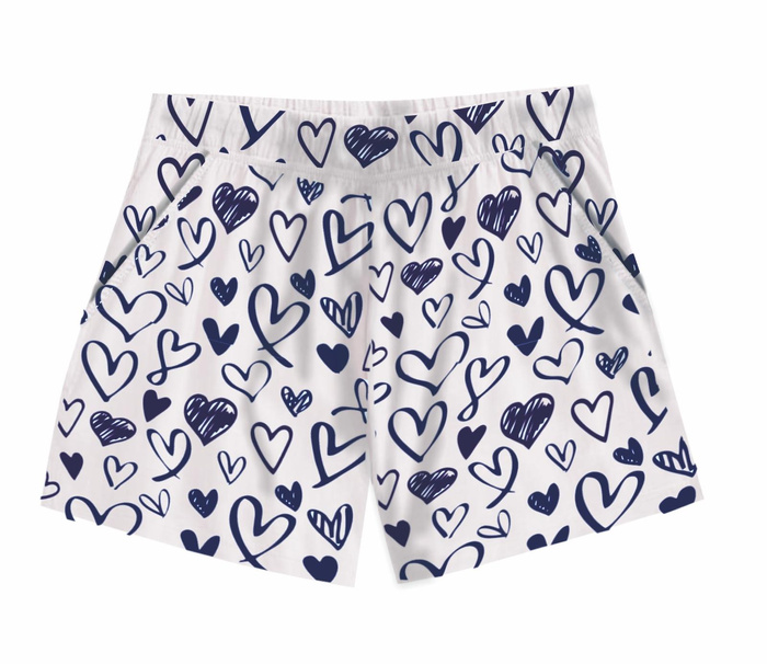 PYJAMAS-SHORTS - HERZEN / navy - XXL