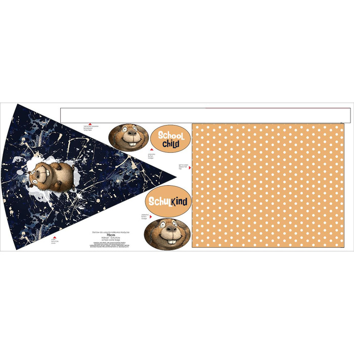 First Grade Candy Cone - CAPYBARA MOMO - sewing set