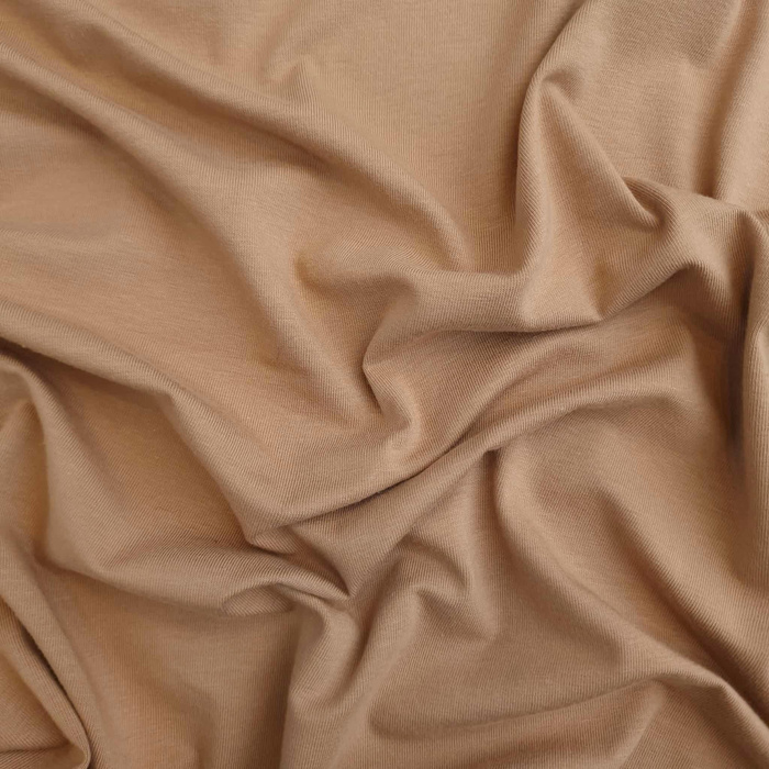 Single Jersey mit Elasthan TE210 - CAMEL (D-212)