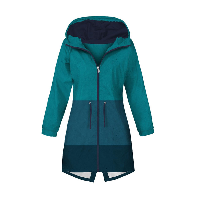 WOMEN'S PARKA (ANNA) - BLUE TRIO - sewing set M