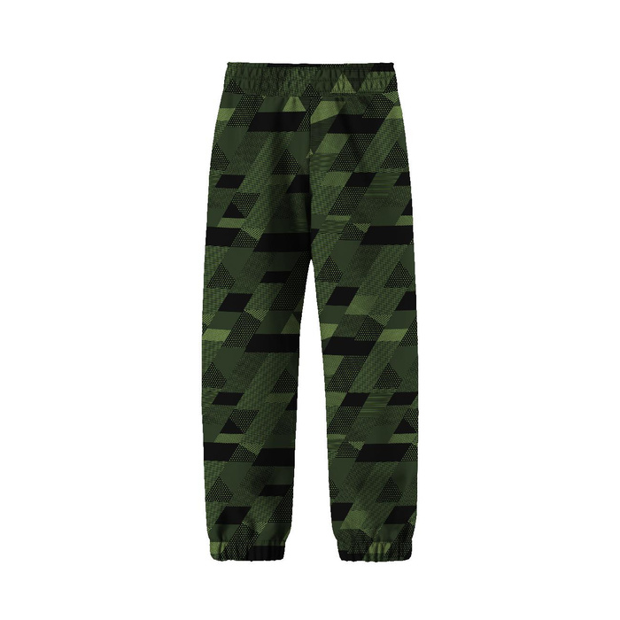 CHILDREN'S SOFTSHELL TROUSERS (YETI) - GEOMETRYCZNE MORO WZ. 1 - sewing set (110/116)